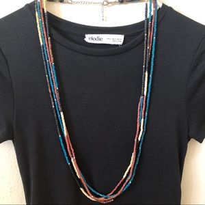 Boho Beaded Multi Layer Necklace